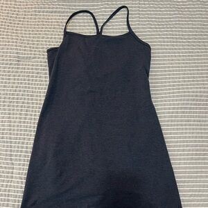 Aerie Navy Spaghetti Strap athletic dress.